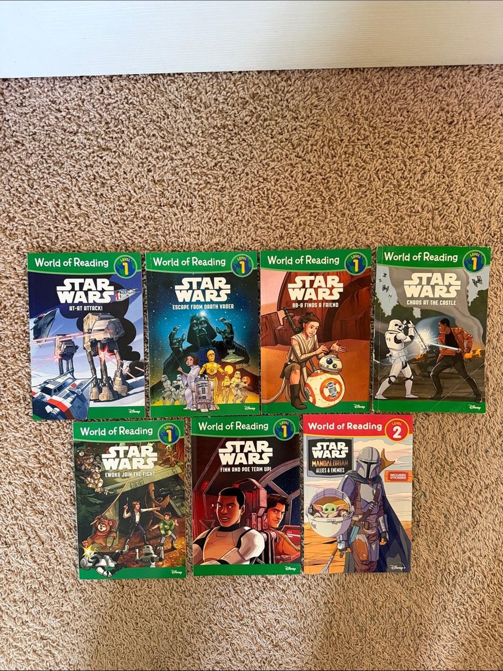 Disney Star Wars World of Reading Paperback Lot